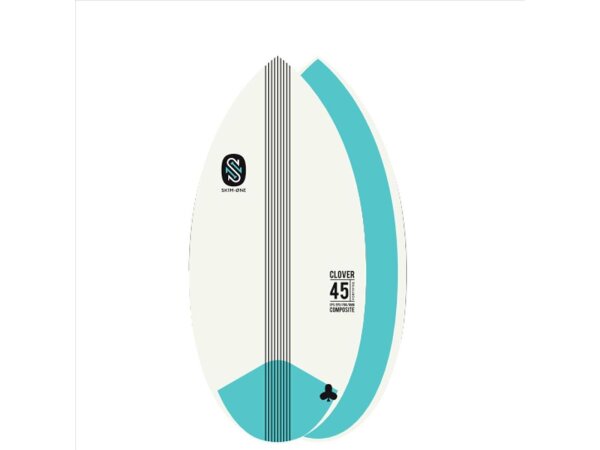 Skimboard SkimOne EPS Epoxy Bambus CLOVER 45 Blau