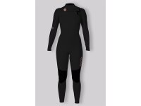 SISSTR Evolution Seven Seas 4.3mm neoprene wetsuit chest zip women black size 10