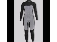 SISSTR Evolution Seven Seas 4.3mm neoprene wetsuit chest zip women black size 10
