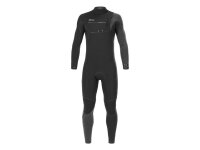 Dome Fullsuit 4/3 Eco Eicoprene Neopren Herren schwarz Wetsuit Chest Zip Front Zip Größe M