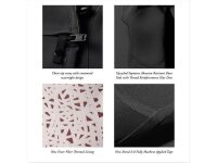 VISSLA Seven Seas Stealth 4.3mm Neopren Wetsuit Fullsuit mit Chest Zip zwart