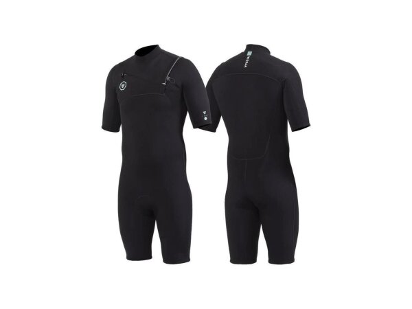 VISSLA Eco 7 Seas 2mm Spring Suit Neopren Shorty schwarz Chest Zip Größe XL
