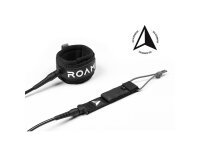 ROAM Surfboard ECO Leash Recycelt 7mm Fuß Knie Comp Schwarz