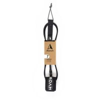 ROAM Surfboard ECO Leash Recycled 7.0 7mm Black