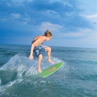 Skimboard SkimOne EPS Epoxy Bambus CLOVER 44 Lime