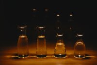 SONNENGLAS® Lichtkaraf 1000ml 1000ml-C2-duidelijk-Kurkdeksel