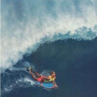 Bodyboard Flosse CHURCHILL Makapuu XL Blue Yellow